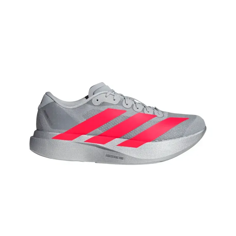 Scarpa da Running Uomo Adidas Adizero Evo SL Grigio Rosso 43 1/3