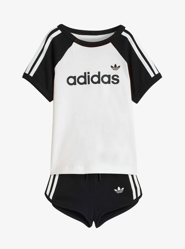 Sprinter Short Tee Set Infants WHT/BLK / 0-3M