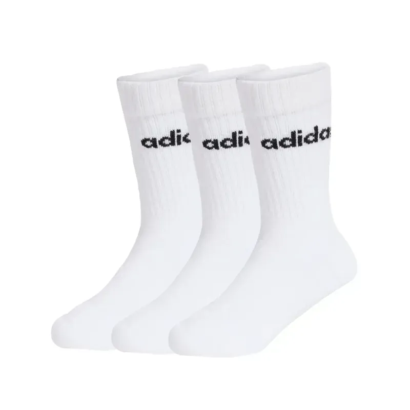 Calcetín adidas Casual Linear 3 Pack Infantil Unisex KE7088 1-2.5 (XS)