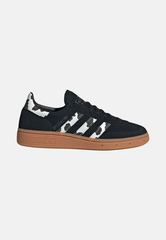 ADIDAS ORIGINALS Sneakers HANDBALL SPEZIAL nere da donna con stampa grafica maculata 38 2/3