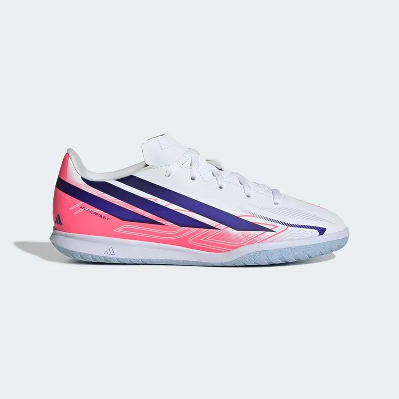 Chuteira Infantil de Futsal F50 Club Adidas Branca, 35 BR