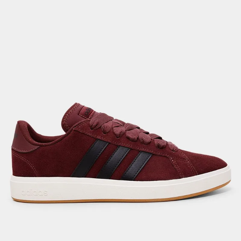 Tênis Adidas Grand Court Base 00S Masculino - Masculino - Bordô