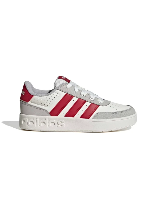 ADIDAS Breakbase Sneaker Bassa Bambino - KJ9591 White/Red/Grey 36 2/3