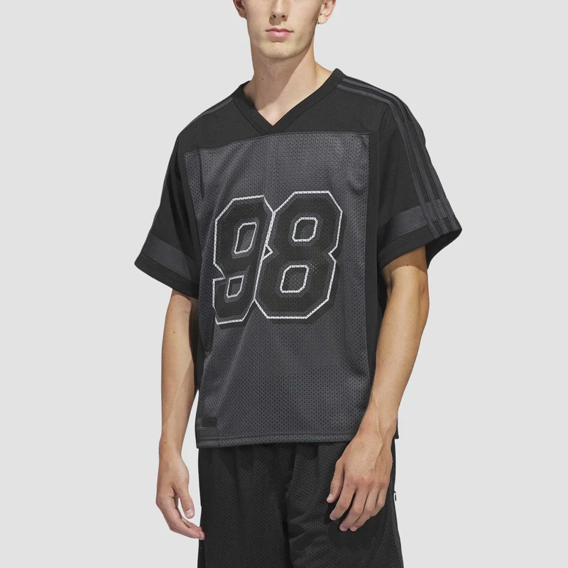 adidas Skateboarding X Tyshawn Football Jersey T-Shirt Black/Iron Met./Carbon XX-Large / Black/Iron Met./Carbon
