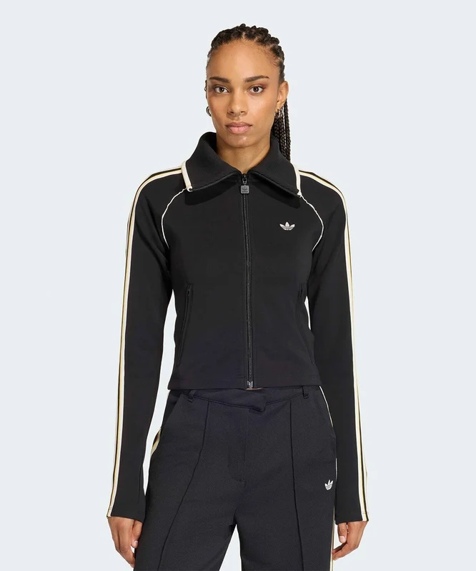 adidas Slim Fitted Firebird Track Top Siyah / S