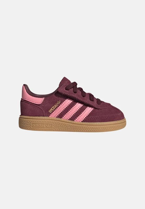 ADIDAS ORIGINALS Sneakers HANDBALL SPEZIAL bordeaux da neonato con dettagli rosa chiaro 22