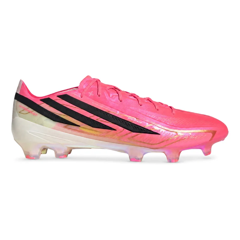 Scarpa da Calcio Uomo Adidas F50 Hyperfast Elite Terreni Compatti Rosa Nero 42