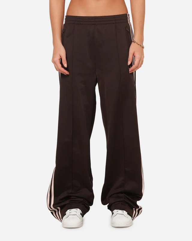 Adidas Women's Firebird Loose Track Pants Brown/Pink M