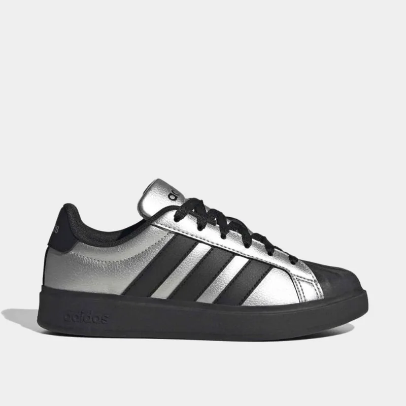 Tênis Infantil Adidas Streettalk - Unissex - Prata+Preto
