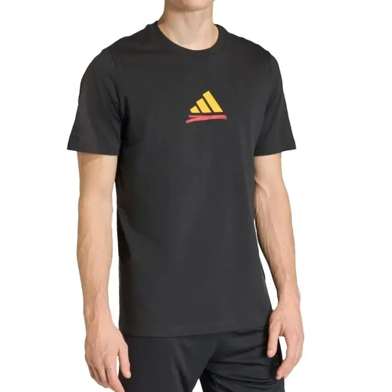 Camiseta Adidas Alemanha Telstar 26 Masculina Preta GG