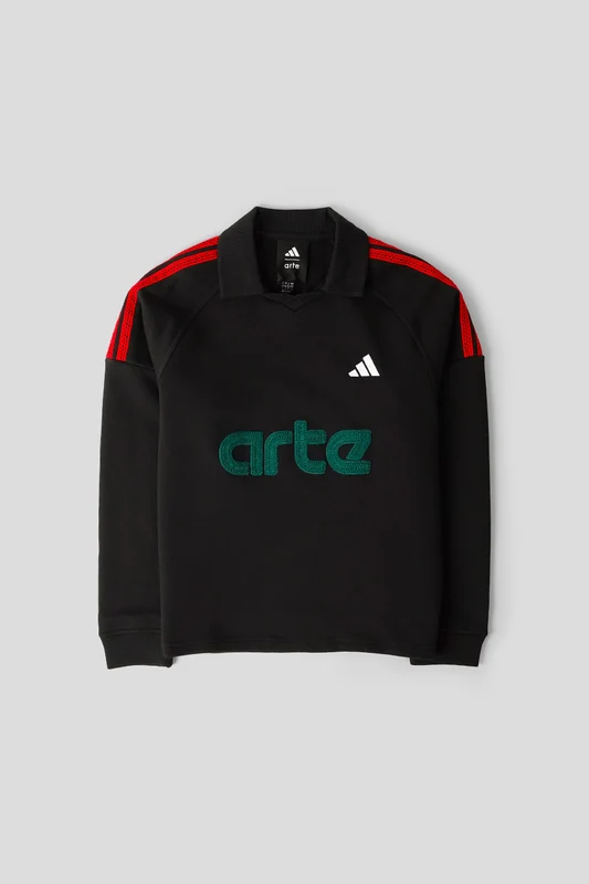 PULL TERRY LS X ARTE NOIR ET ROUGE S