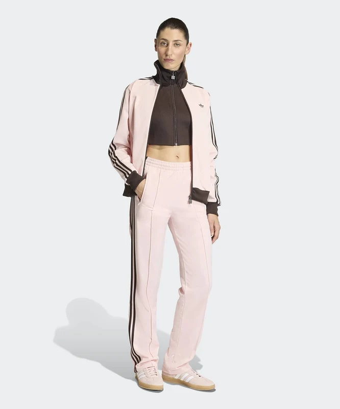 adidas Firebird Classic Track Tracksuit Bottoms Pembe / M