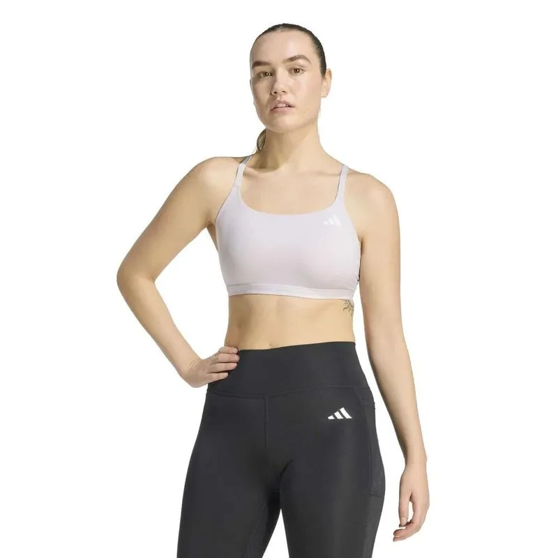 Top Feminino Esportivo de Treino Adidas Lilás Gelo - M