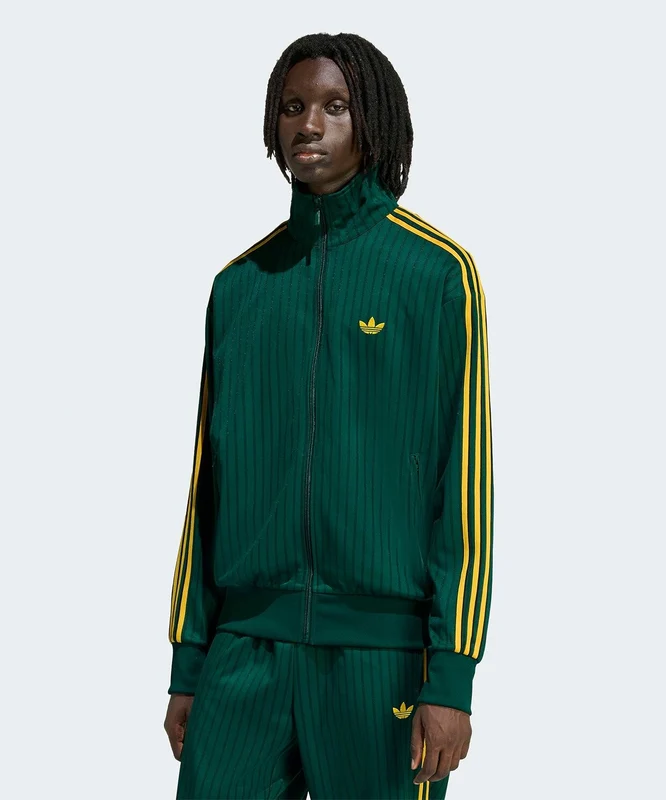 adidas Firebird Loose Pinstripes Track Top Yeşil / S