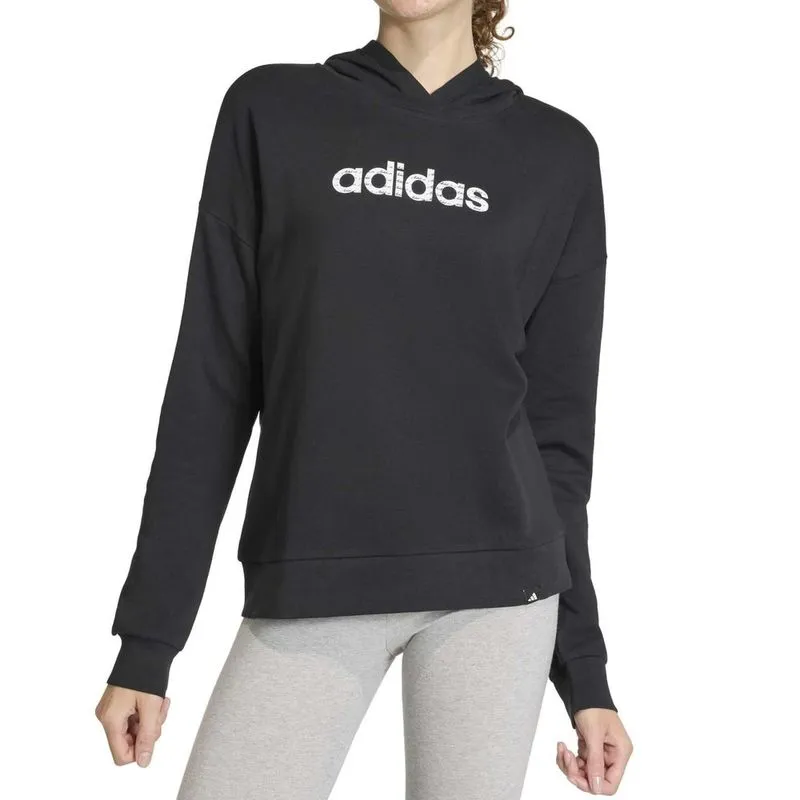 Moletom Adidas Linear Feminino Preto Casual P