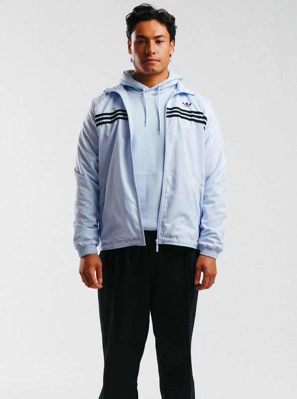 Chest Stripes Track Top BLU/BLU / S