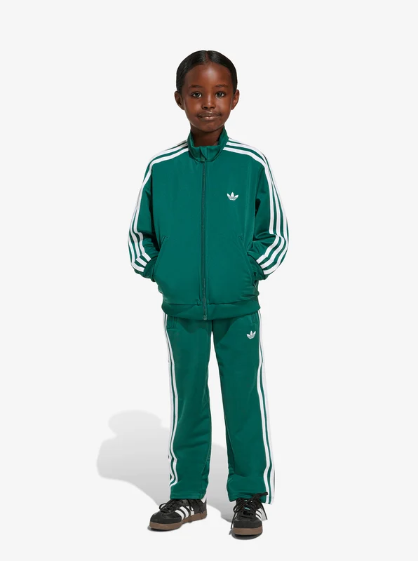 Firebird Tracksuit Kids GRN/WHT / 6-7Y