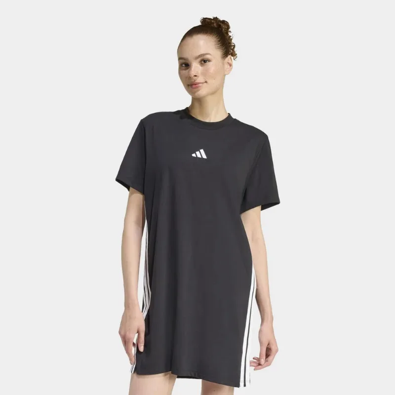 Vestido Adidas 3S - Feminino - Preto+Branco