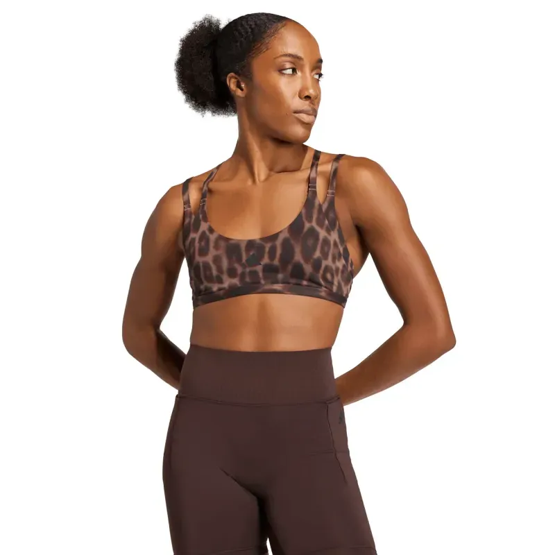 Sujetador Deportivo adidas Optime Strappy Leopard Mujer KF5702 CH