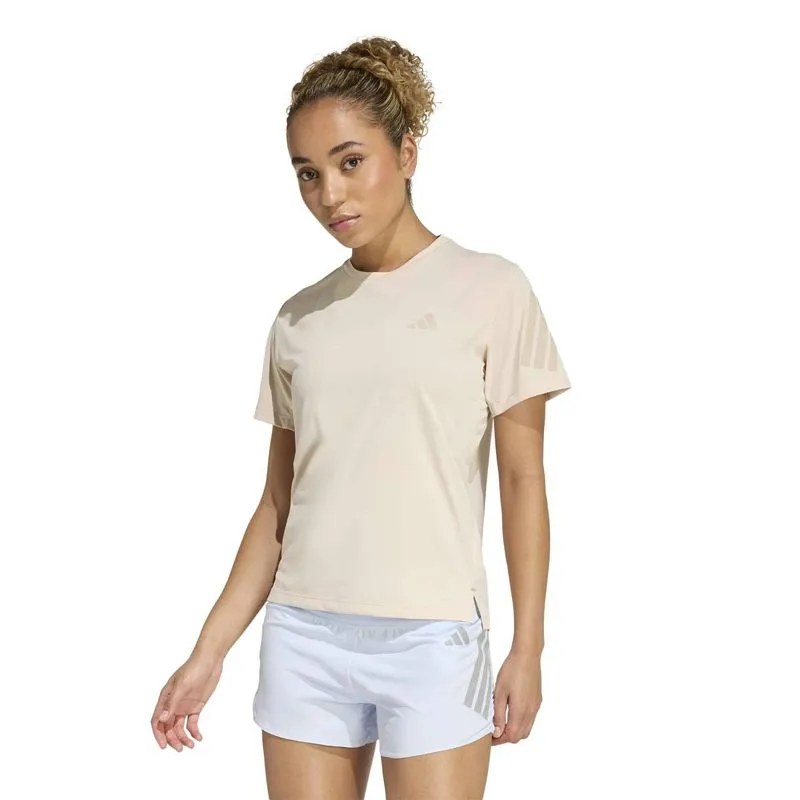 Camiseta Feminina de Corrida Climacool Adidas Bege - G