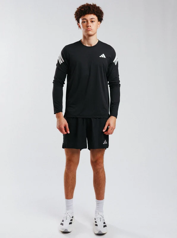 ADI365 Running Iconic Long Sleeve BLK/BLK / L