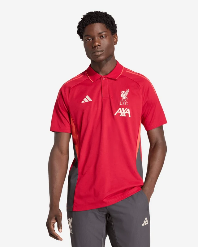 Liverpool Adidas Mens 25/26 Training Polo Red M