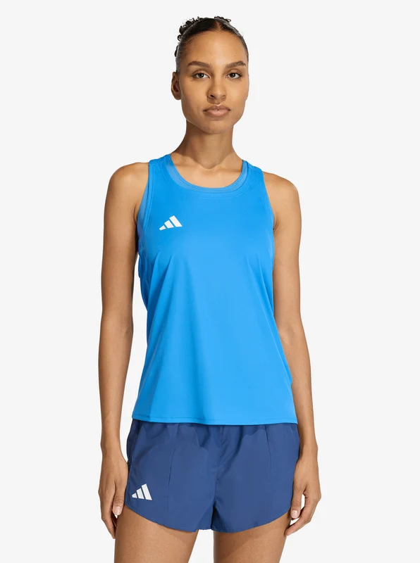 Adizero Essentials Running Tank BLU/BLU / S