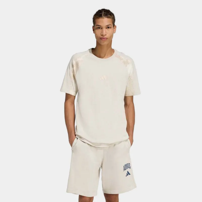 Camiseta Adidas Camo Print Te Masculina - Masculino - Bege
