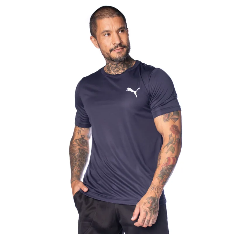 Camiseta Masculino Puma Essentials DryCell Marinho - GG