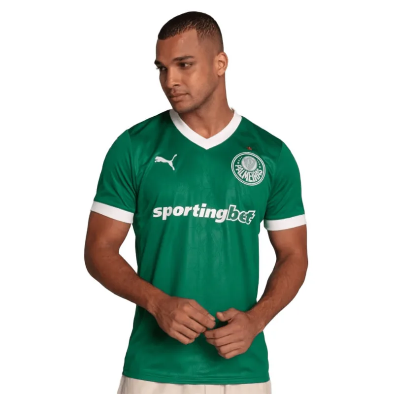 Camisa Puma Palmeiras Home Torcedor 2025-masculino