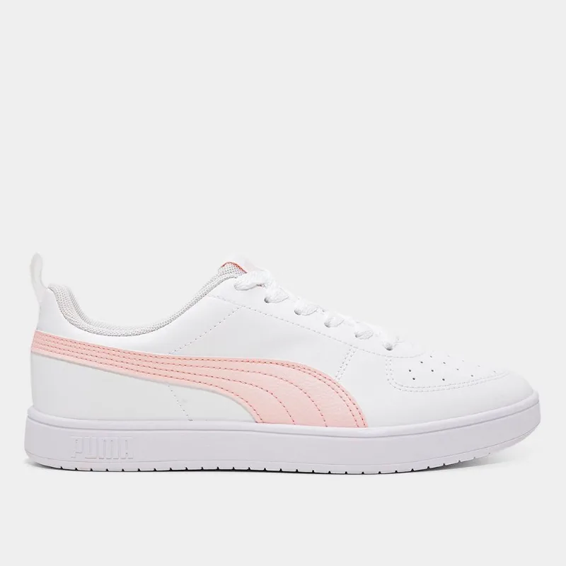 Tênis Puma Rickie Feminino - Feminino - Branco+Rosa Claro