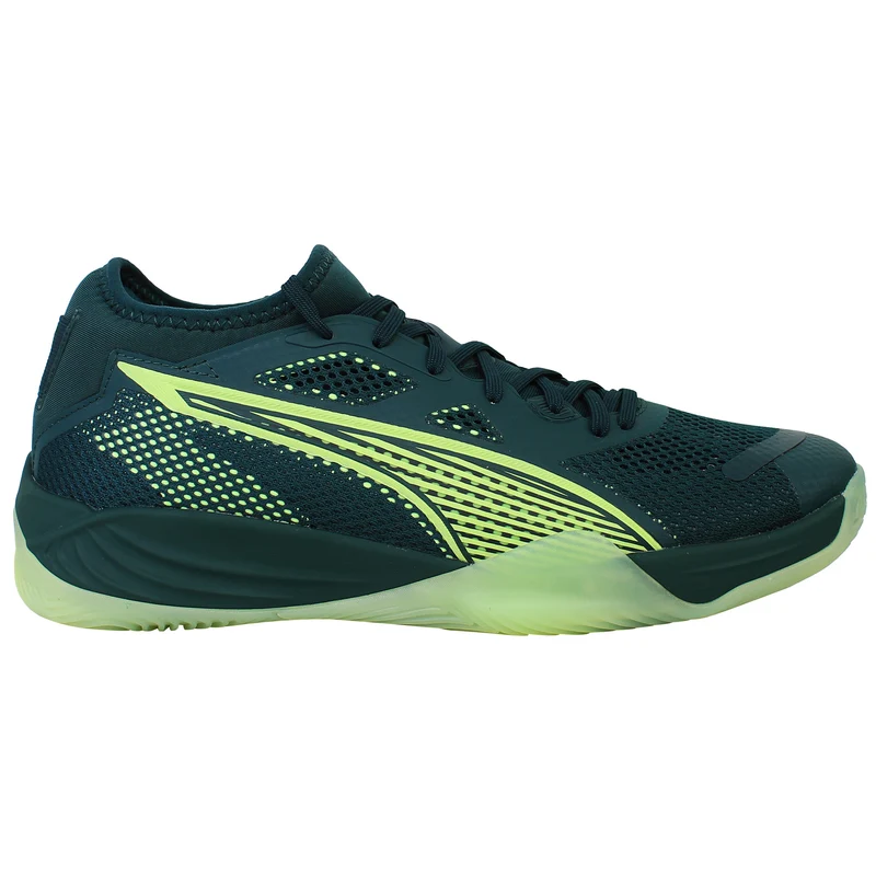 Puma Eliminate Nitro SQD 4 Mens Dark Green Handball Shoes 10