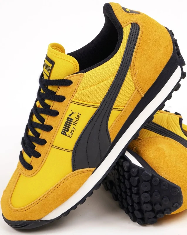Puma Easy Rider Trainers Yellow Dark Navy 7.5