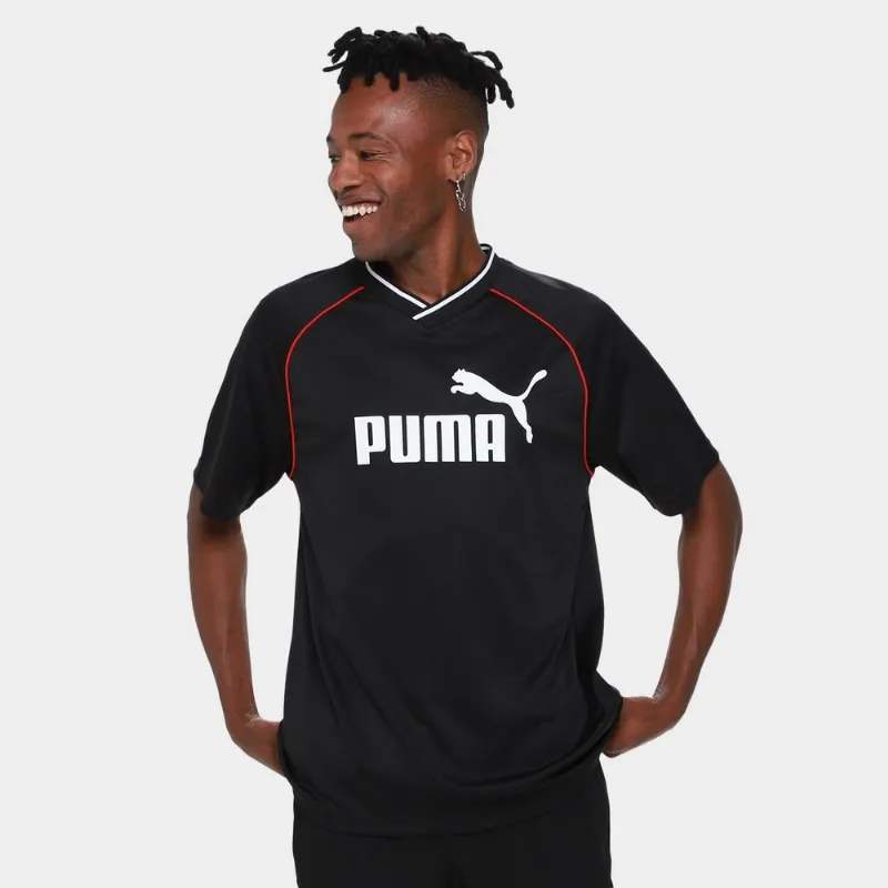 Camiseta Puma Football Jersey Masculino - Masculino - Preto