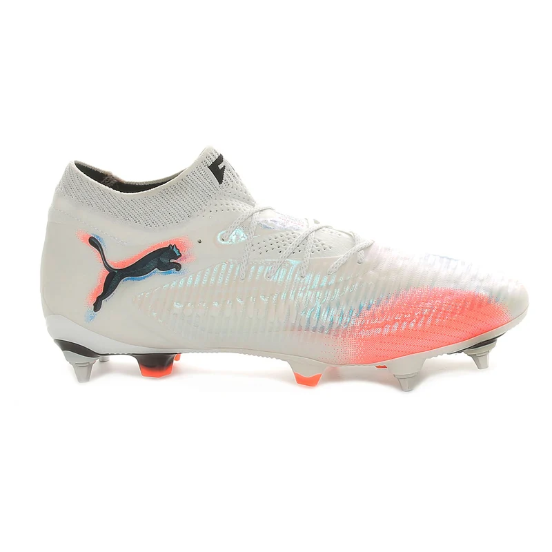 Scarpa da Calcio Uomo Puma Future 8 Ultimate Terreni Misti e Morbidi Bianco Rosso 44 1/2