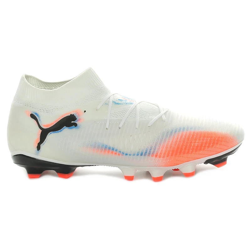 Scarpa da Calcio Uomo Puma Future 8 Pro Terreni Compatti Terreni Artificiali Bianco Rosso 40