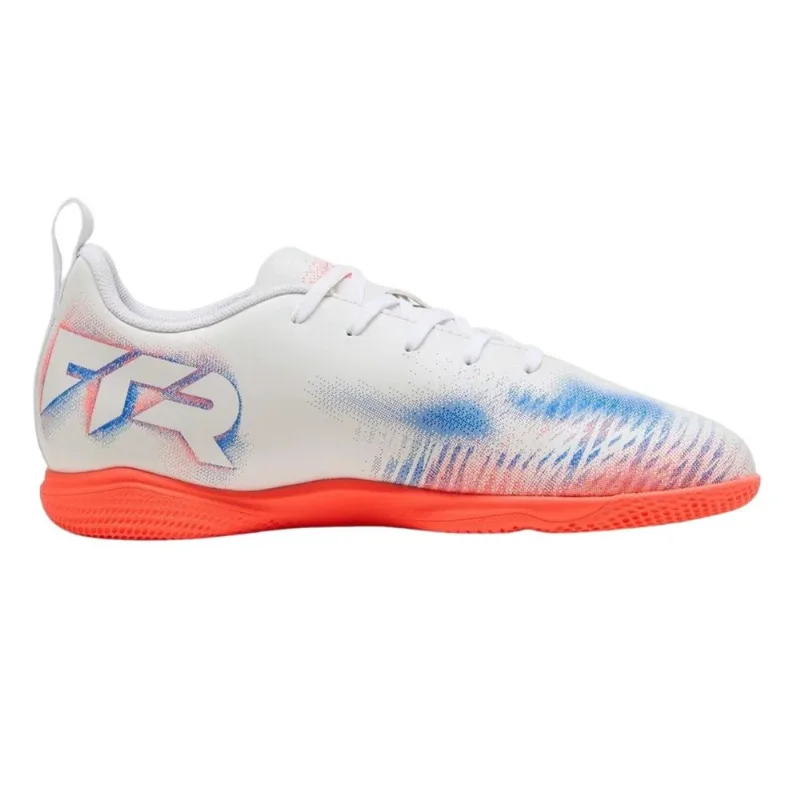Chuteira Futsal Puma Future 8 Play IT JF Indoor Infantil 31 / branco
