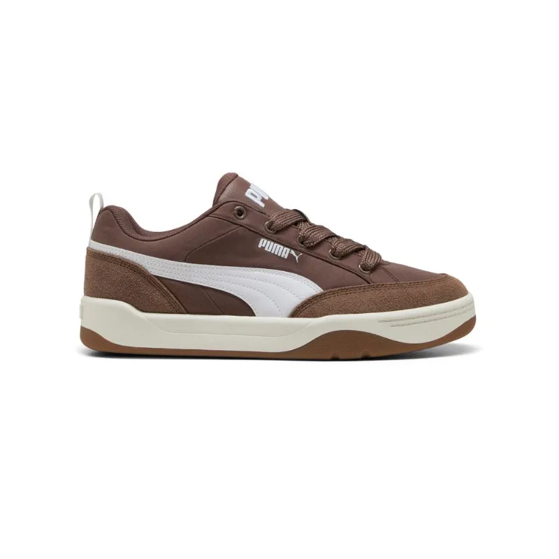 Zapatillas Puma Park Lifestyle Street Sportstyle Unisex Moda Marrón