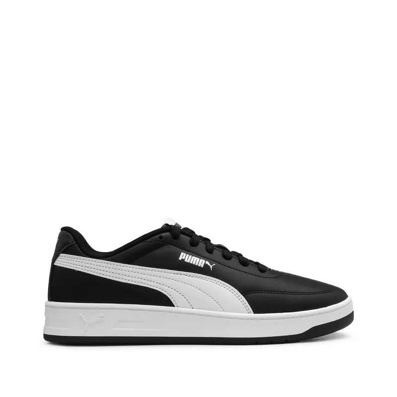 Sapatilha Casual Homem Court Classic Clean Preto E Branco 44