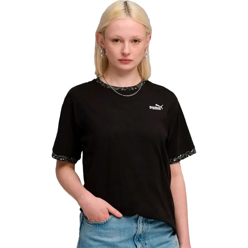 Camiseta Puma ESS Graphic Animal Tee Feminina M / Preto