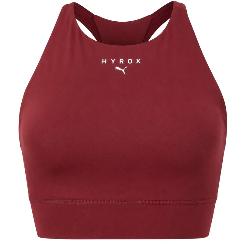 Puma x Hyrox Shapeluxe Womens Dark Red Sports Bra XL