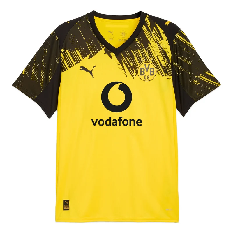 Borussia Dortmund Adult 2025/26 Home Authentic Jersey S
