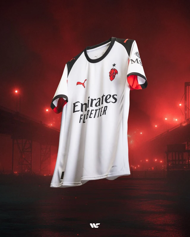 AC Milan Adult 2025-26 Away Jersey S