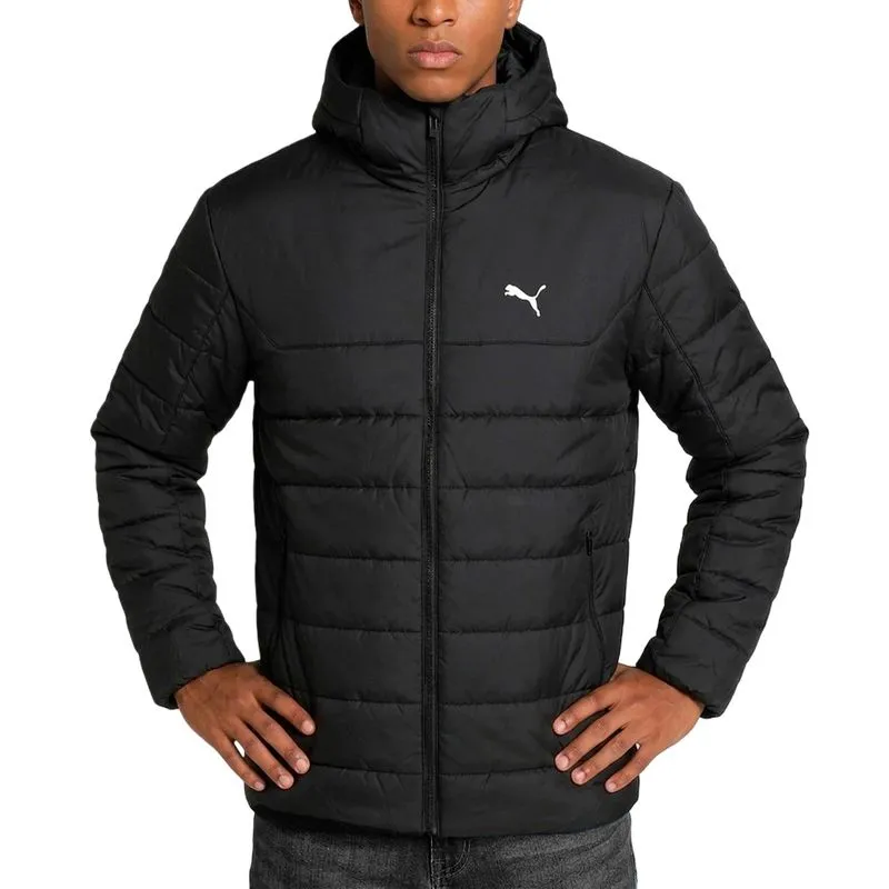 Campera Puma Essentials Hooded Padded Talle: L - Color: Negro