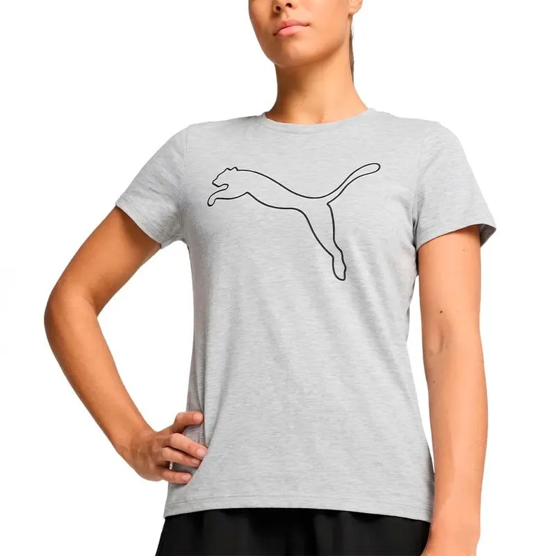 Remera Puma Tad Essential Gris Talle: XS - Color: GRIS MELANGE