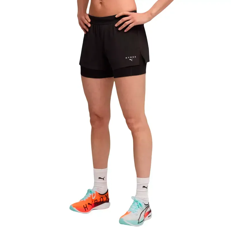 Short Puma Entrenamiento x HYROX 2 en 1 Mujer 527633 01 MD