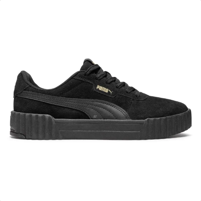 Tênis Puma Carina 3.0 Sd Bdp Feminino 37 / Preto / Dourado