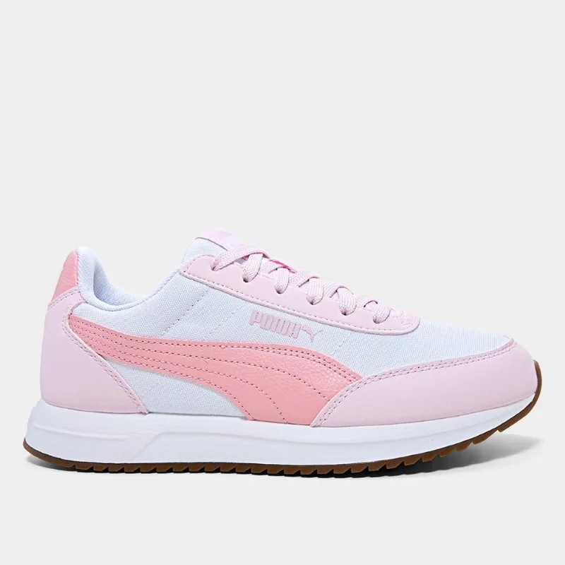 Tênis Puma R78 Lightwind - Unissex - Branco+Rosa