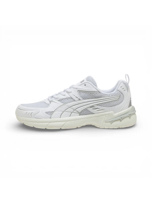 PUMA Milenio Sneaker Bassa Unisex - 404914 White/Gray/Silver 39