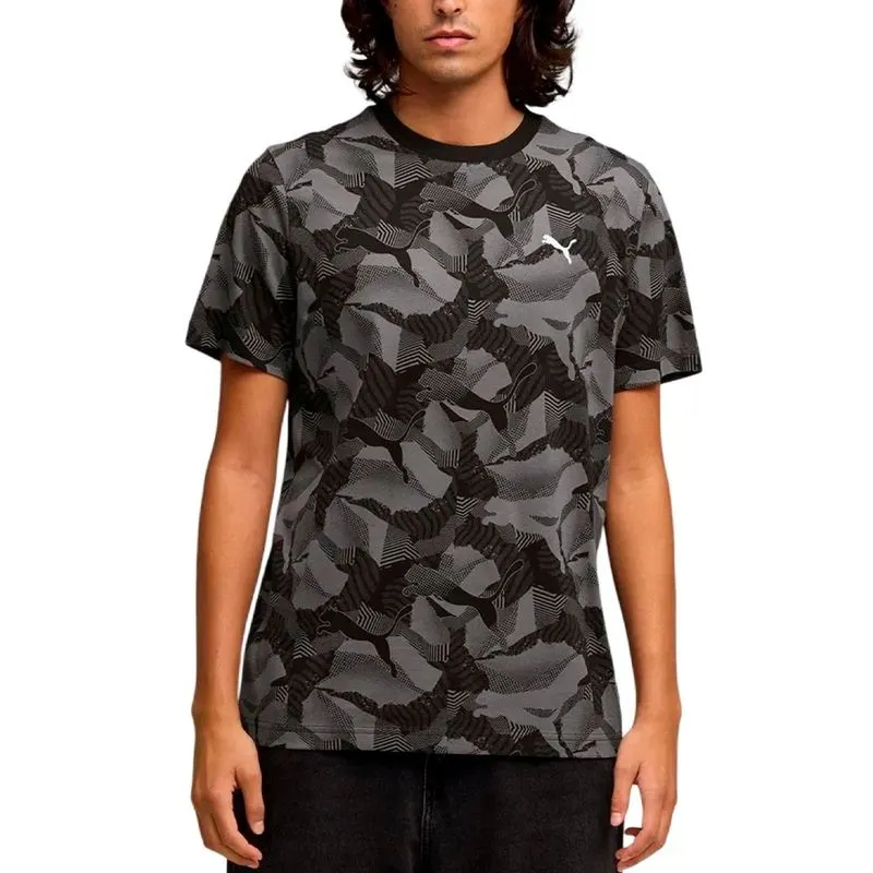 Remera Puma Logo Lab Story Negra Talle: XXL - Color: NEGRO